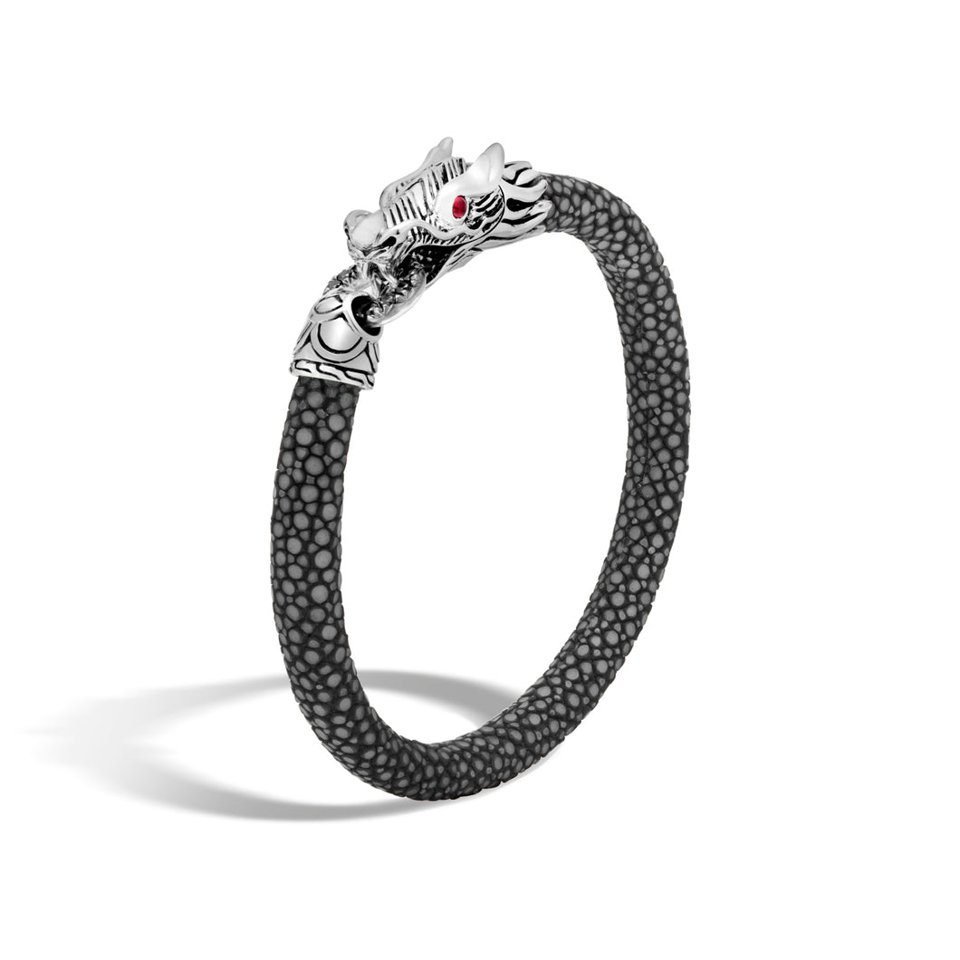 Legends Naga 6MM Station Bracelet in Silver