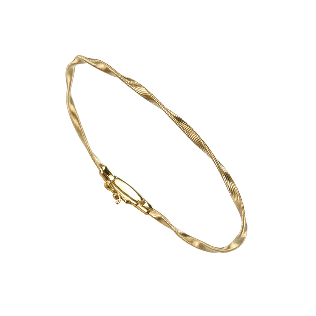18K Yellow Gold Stackable Bangle