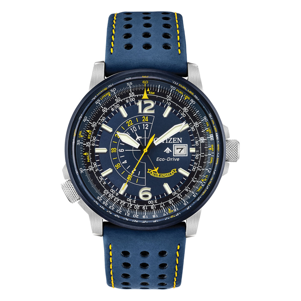 Blue Angels Citizen Watch Eco Drive Wr200 Blue Angels Promaster