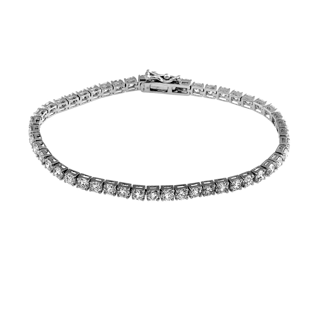 7.00 ctw. Lab-Created Diamond Tennis Bracelet in 14K Gold