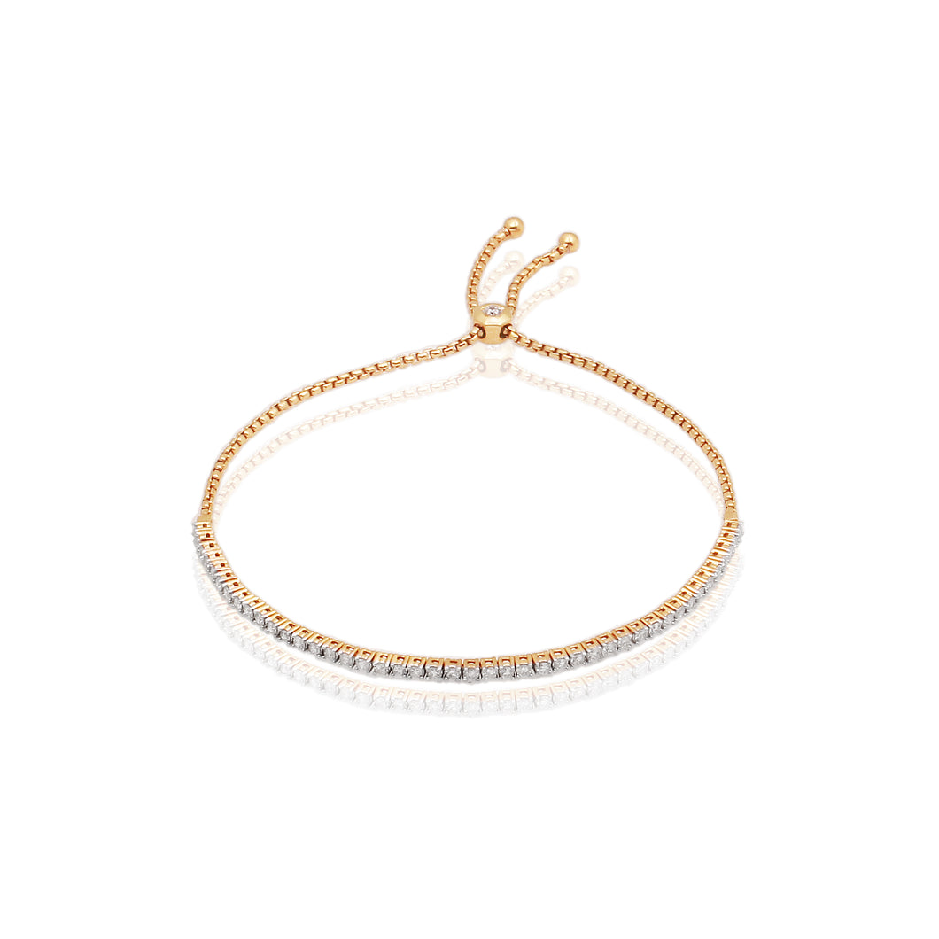 1.50CTW Bolo Adjustable Diamond Tennis Bracelet