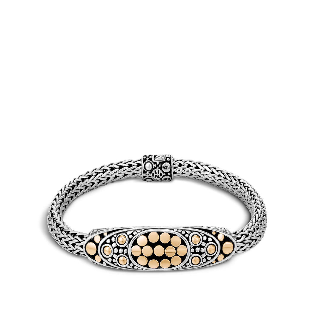 Dot Oval Station Bracelet