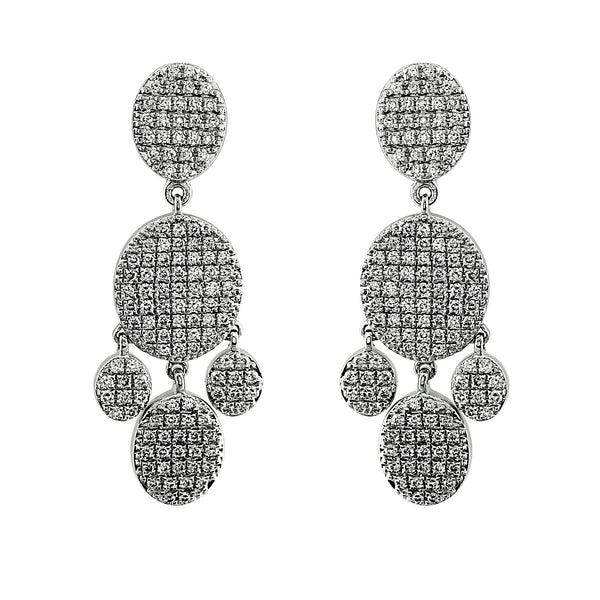Blaze Lab-Grown Diamond Chandelier Earrings - Sterling Silver (1.79 ct. tw.)