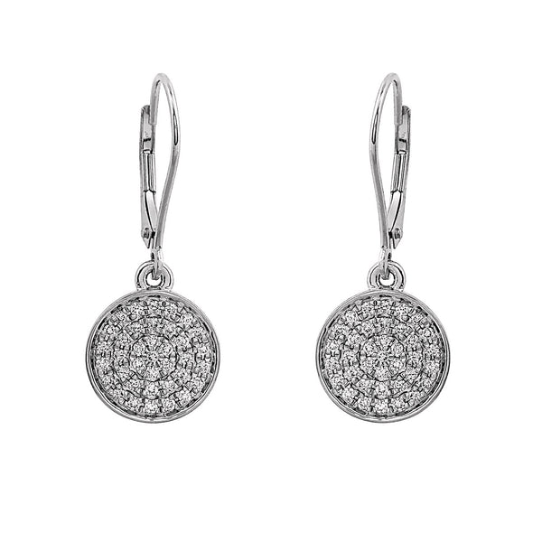 Blaze Lab-Grown Diamond Dangle Earrings - Sterling Silver (.50 ct. tw.)