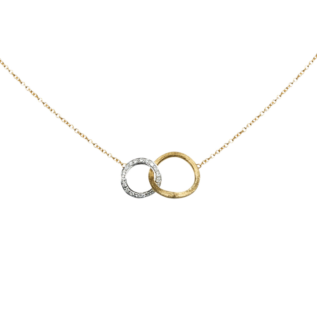 18K Yellow Gold & Diamond Small Pendant