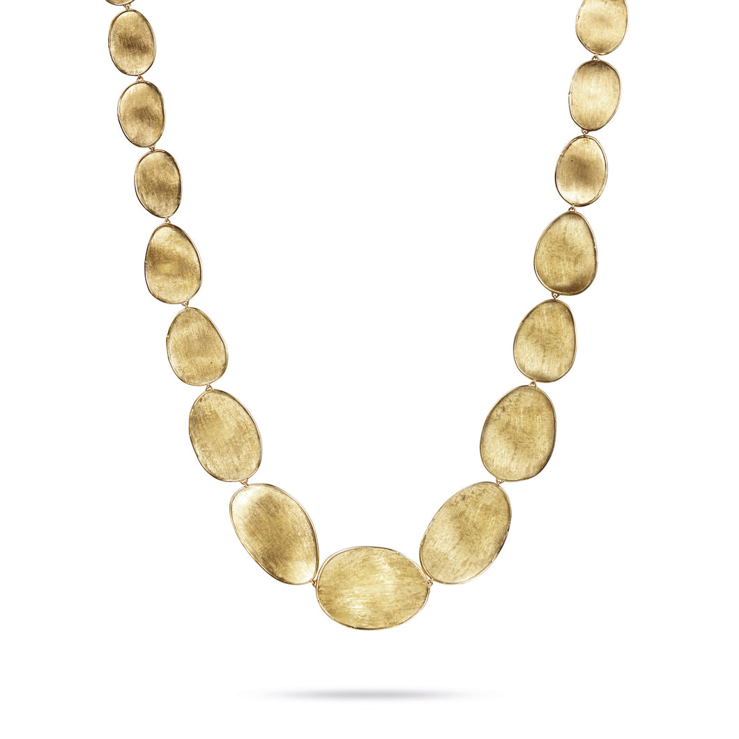 18K Yellow Gold Medium Graduated Collar Necklace