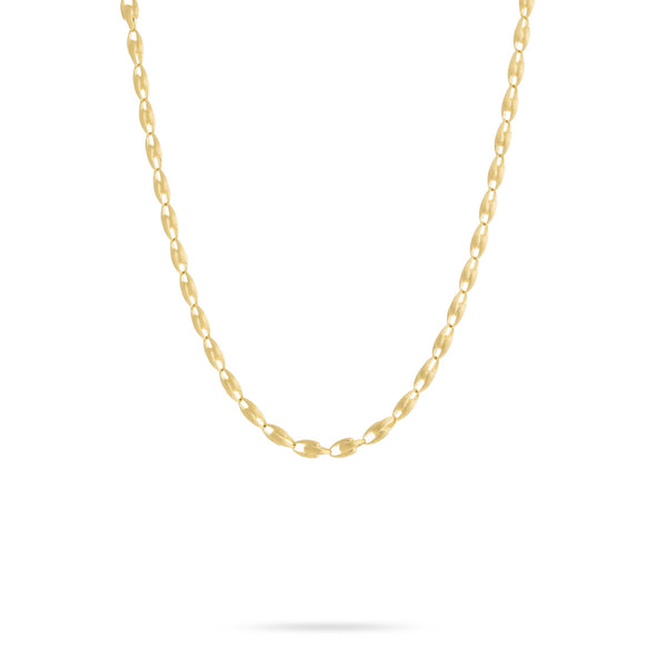 18K Yellow Gold Small Link Chain Necklace