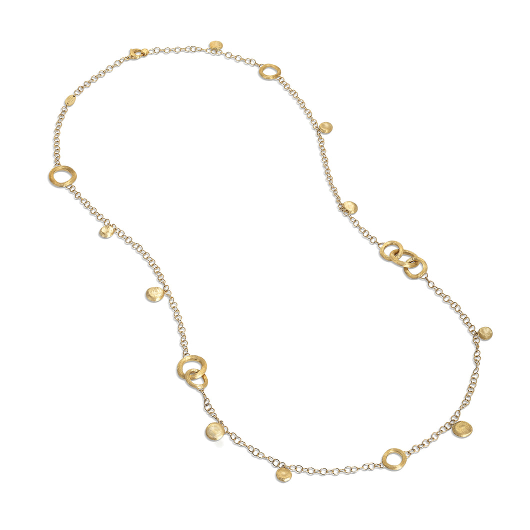 Jaipur Collection 18K Yellow Gold Charm Long Necklace