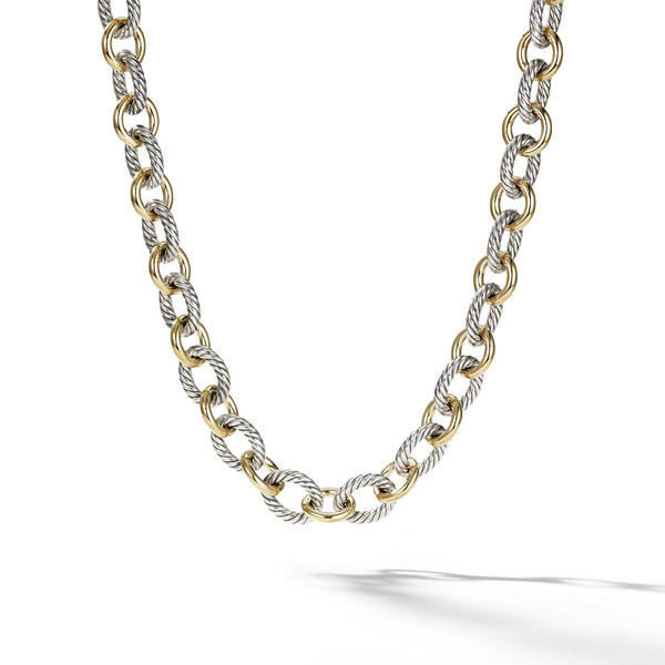 Chain Necklace with 18K Yellow Gold