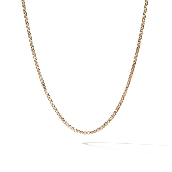 Small Box Chain in 18K Yellow Gold