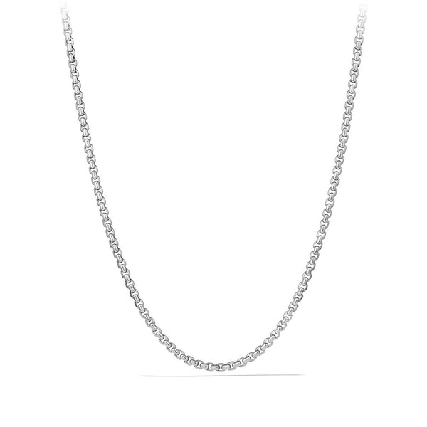 Box Chain Necklace in Sterling Silver, 4.8mm