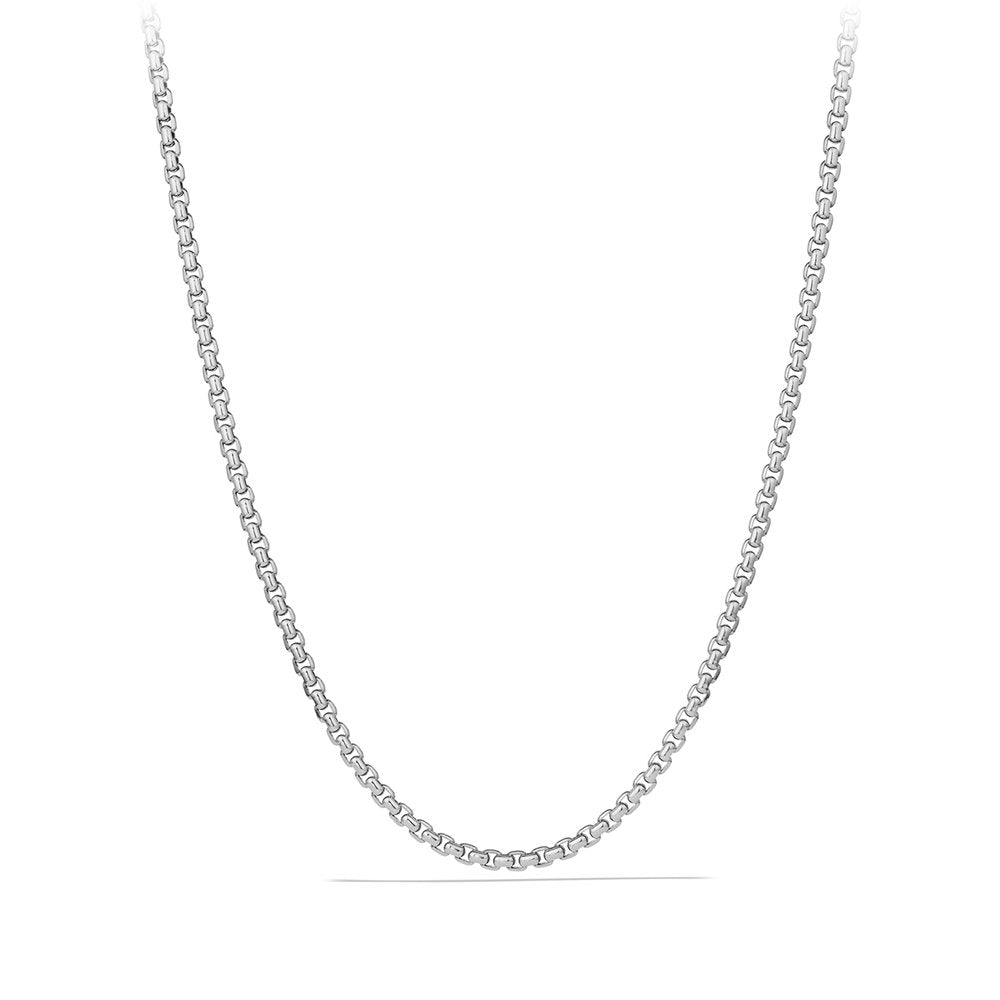 Box Chain Necklace in Sterling Silver, 4.8mm