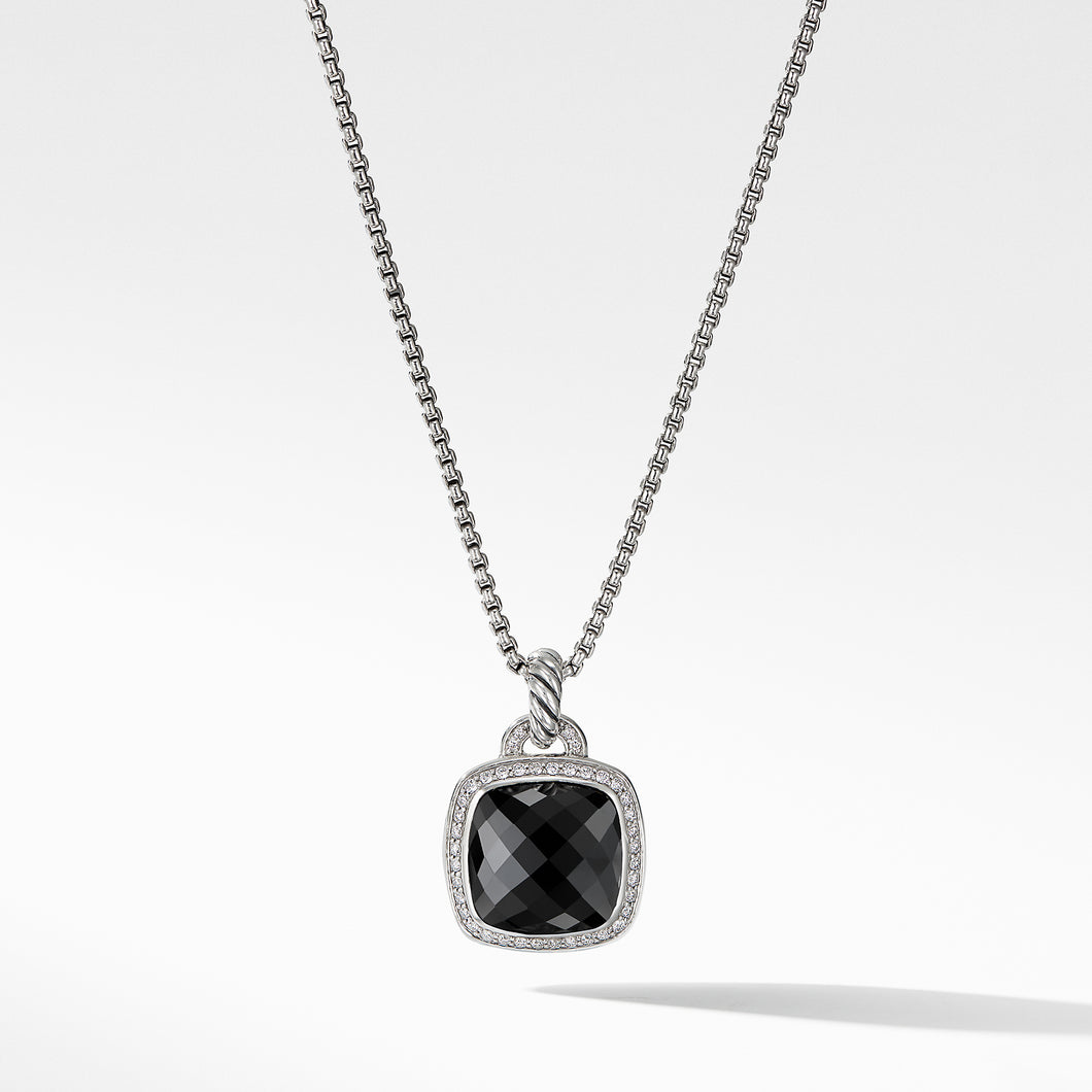 Pendant with Black Onyx and Diamonds