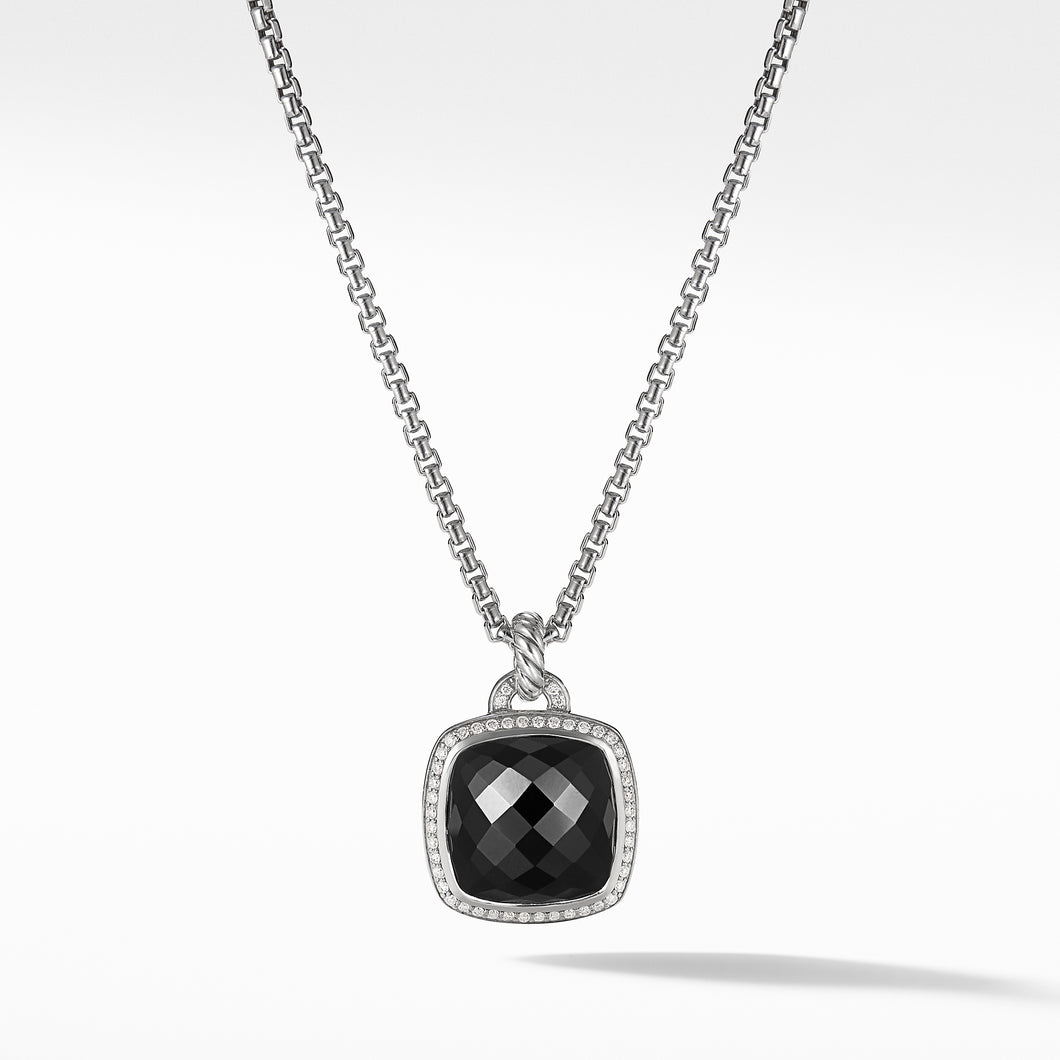 Pendant with Black Onyx and Diamonds
