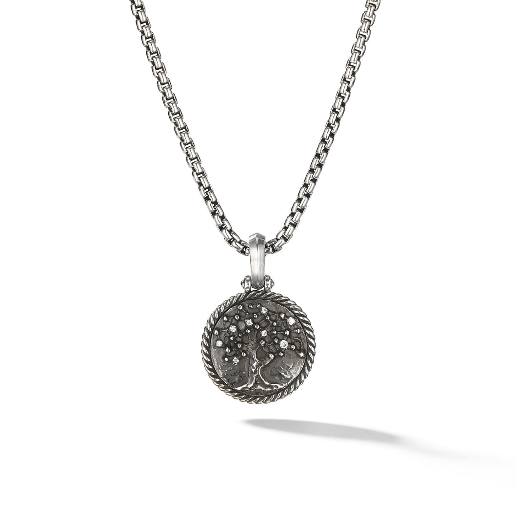 Tree of Life Amulet with Diamonds