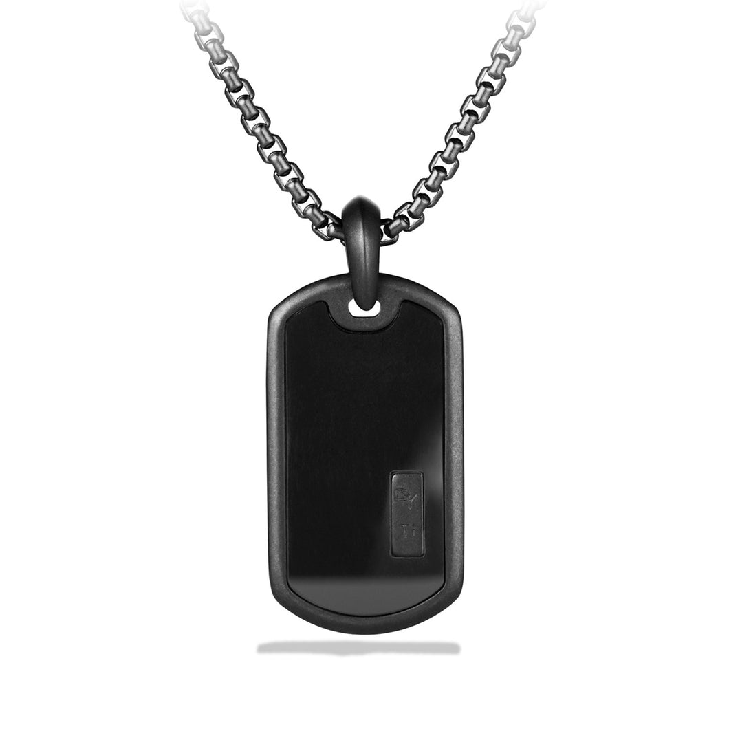 Exotic Stone Tag with Black Onyx