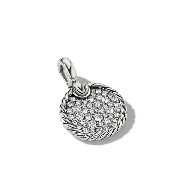 DY Elements Disc Pendant with Pave© Diamonds