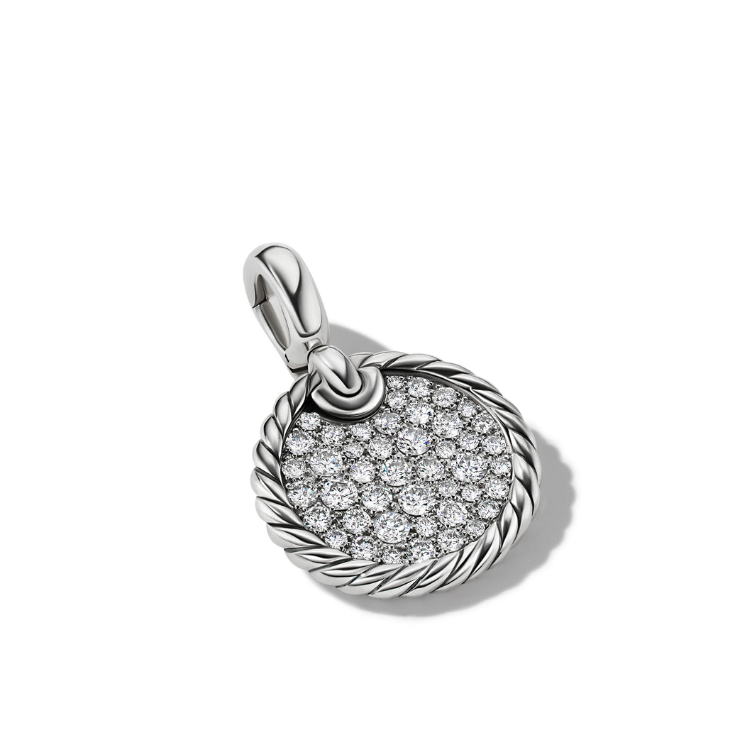 DY Elements® Disc Pendant with Pavé© Diamonds