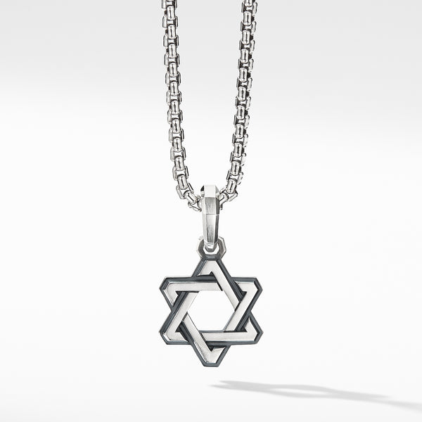 Deco Star of David Pendant