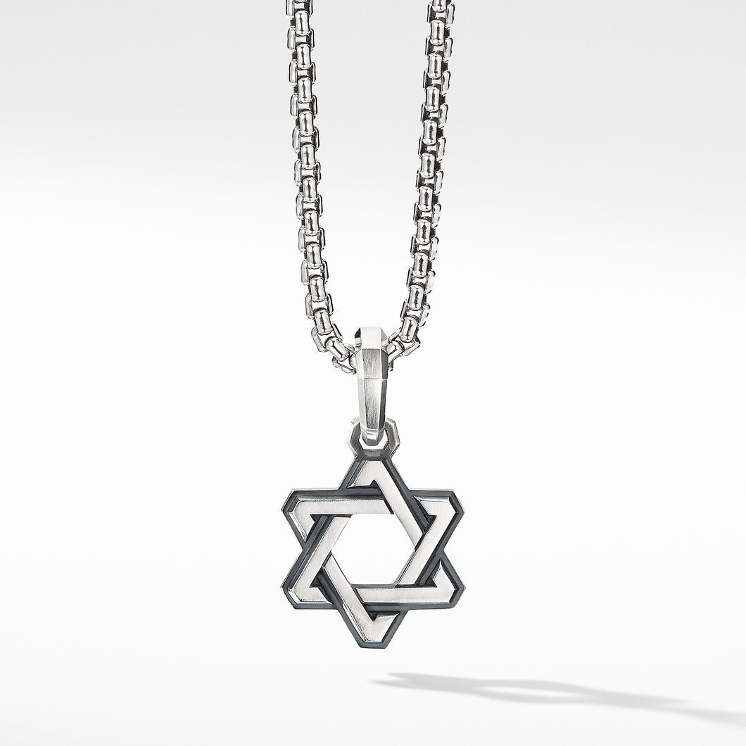 Deco Star of David Pendant