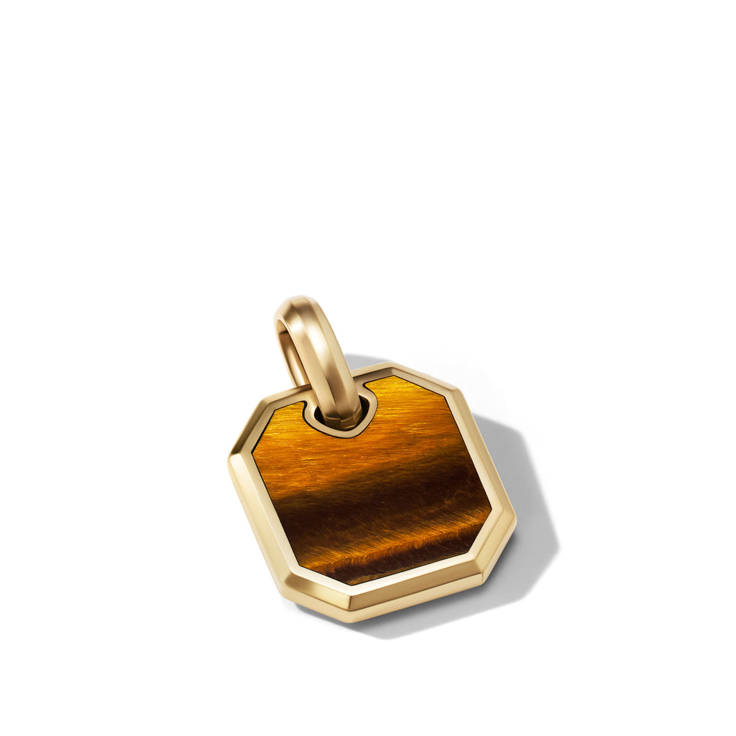 Roman Amulet in 18K Yellow Gold with Tiger's Eye