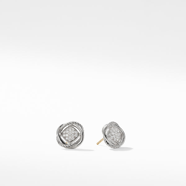 Infinity Earrings with Diamonds
