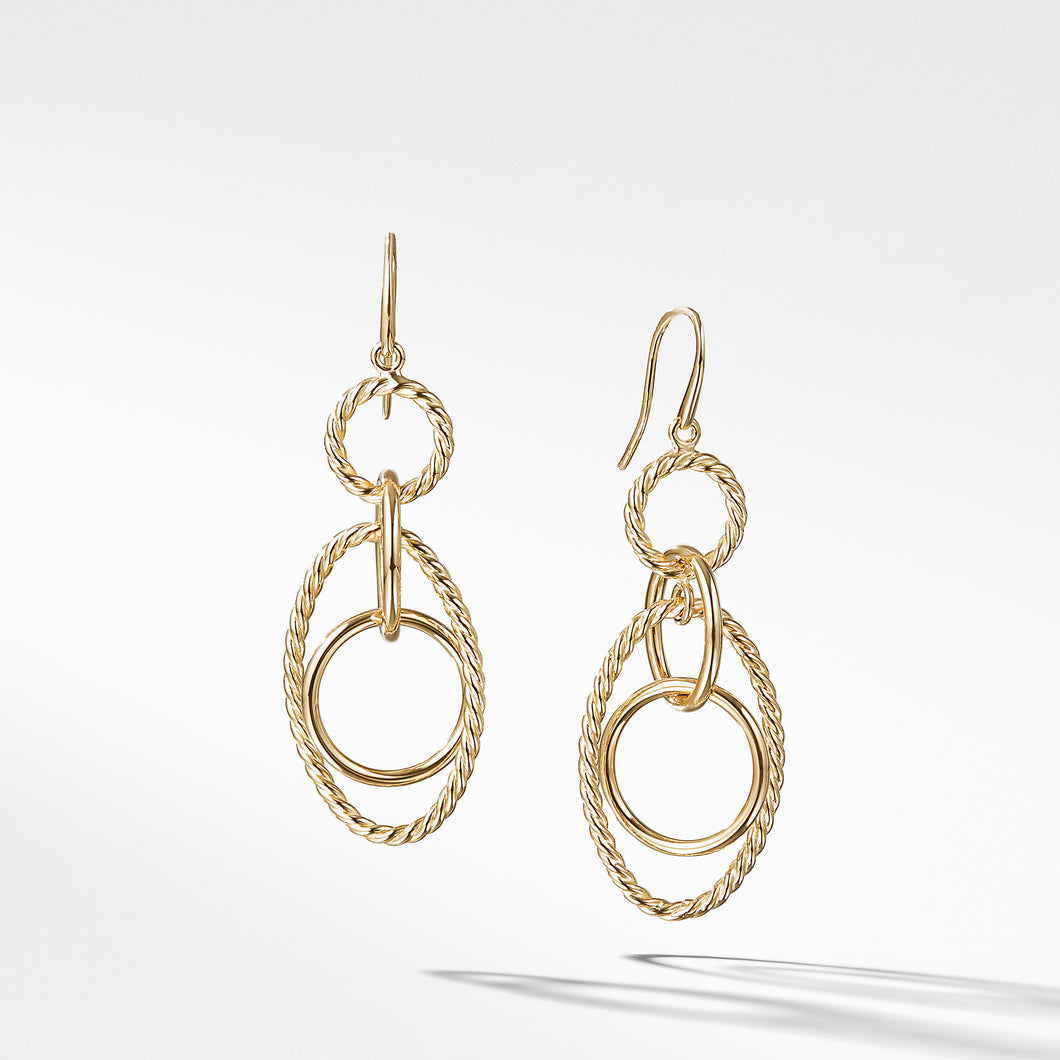 Mobile Small Link Earrings in 18K Yellow Gold