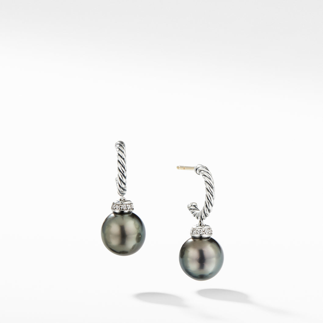 Solari Hoop Earrings with Diamonds