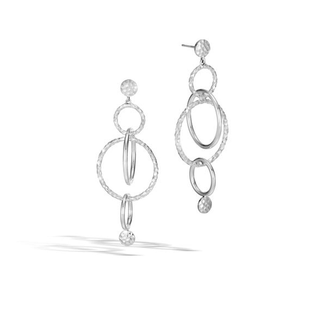 Women's Hammered Drop Earring