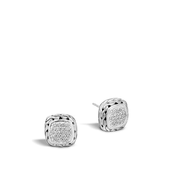 Classic Chain Small Square Earrings