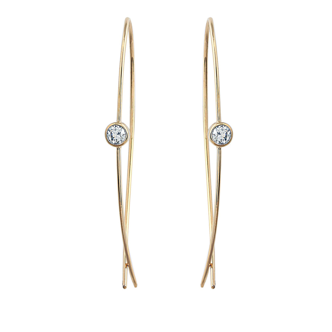Phoenix Lab-Grown Diamond Hoop Earrings - 14k Gold Over Sterling Silver (.40 ct. tw.)