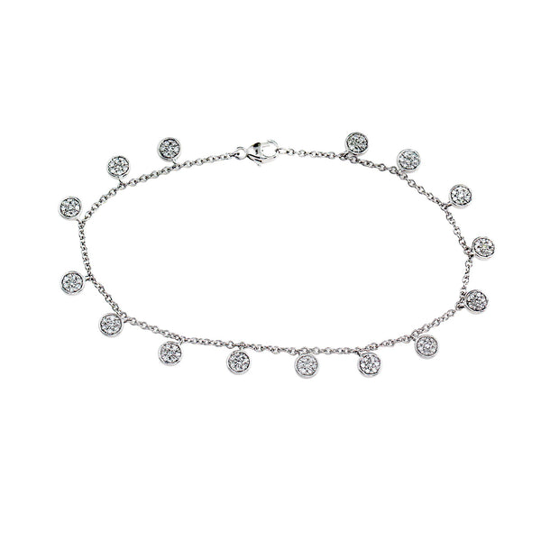 Blaze Lab-Grown Diamond Dangle Bracelet - Sterling Silver (.52 ct. tw.)