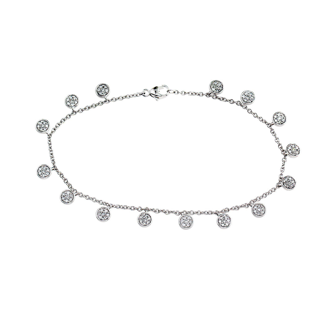Blaze Lab-Grown Diamond Dangle Bracelet - Sterling Silver (.52 ct. tw.)