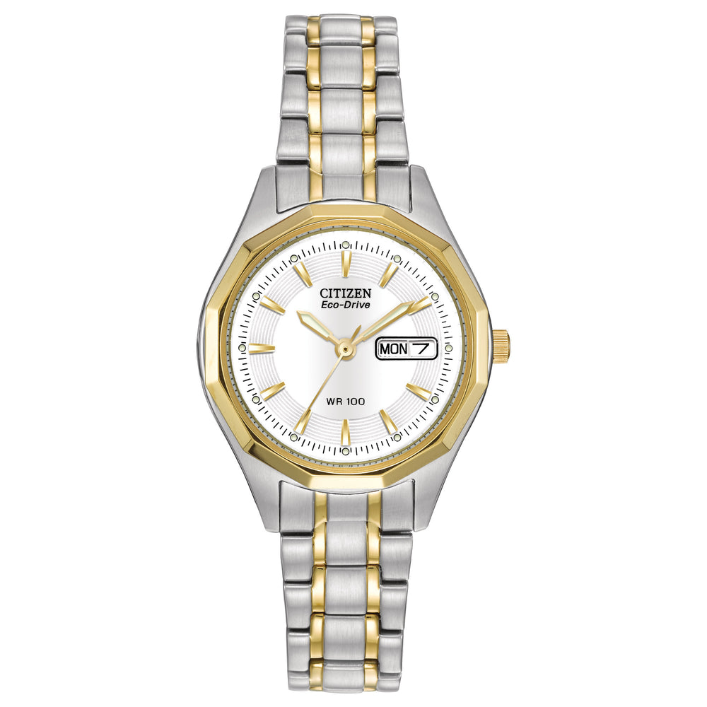 Citizen Eco-Drive Two-Tone Women's Watch, EW3144-51A