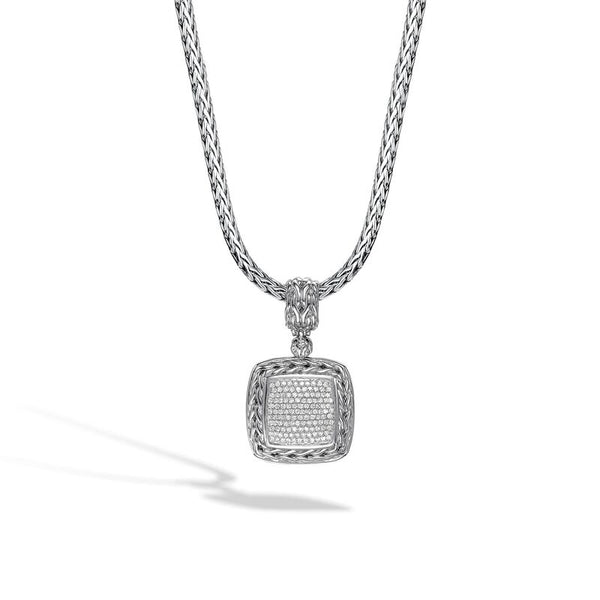 Classic Chain Medium Square Pendant