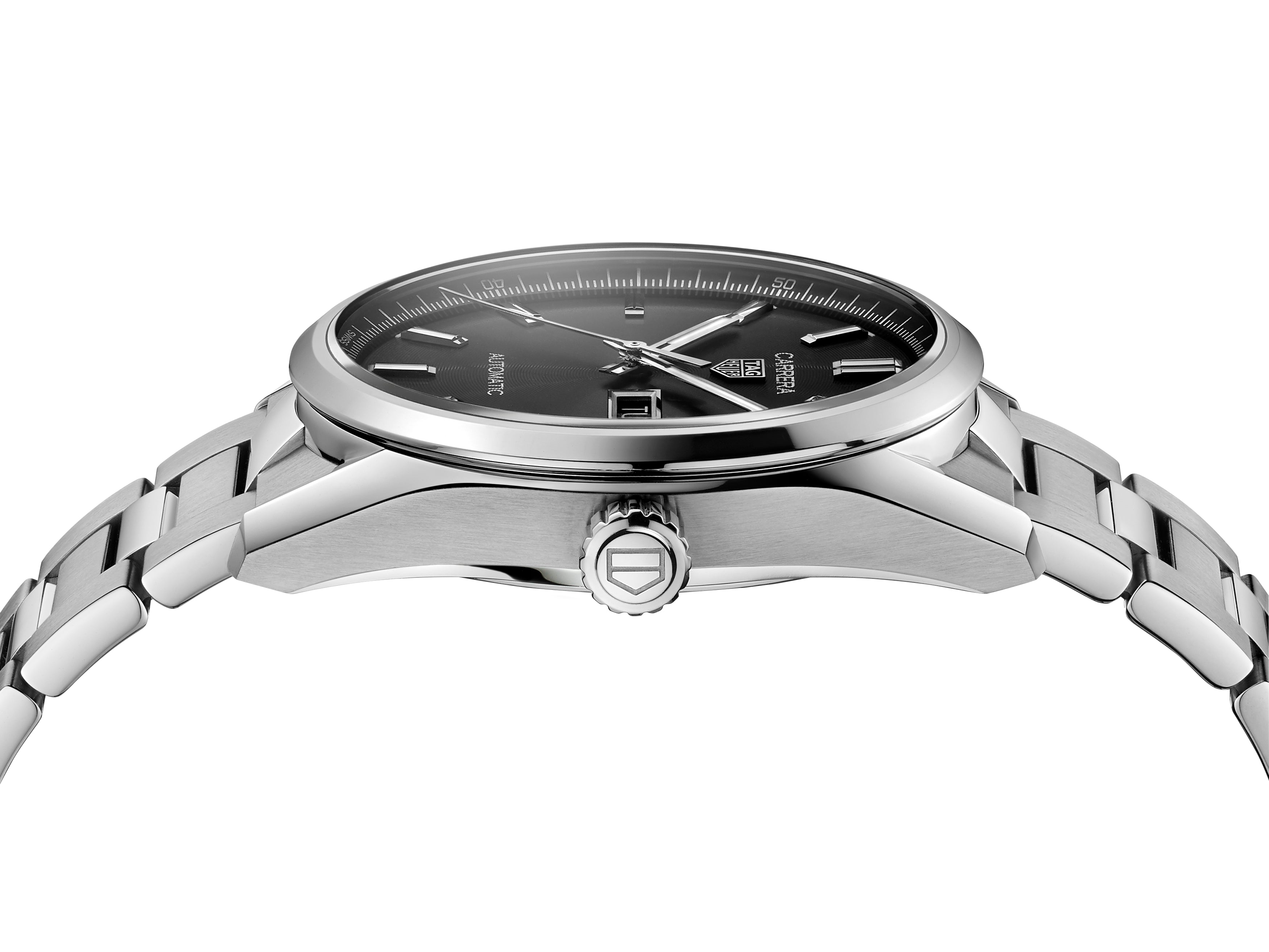 TAG Heuer Carrera Calibre 5 Automatic Mens Black Steel Watch