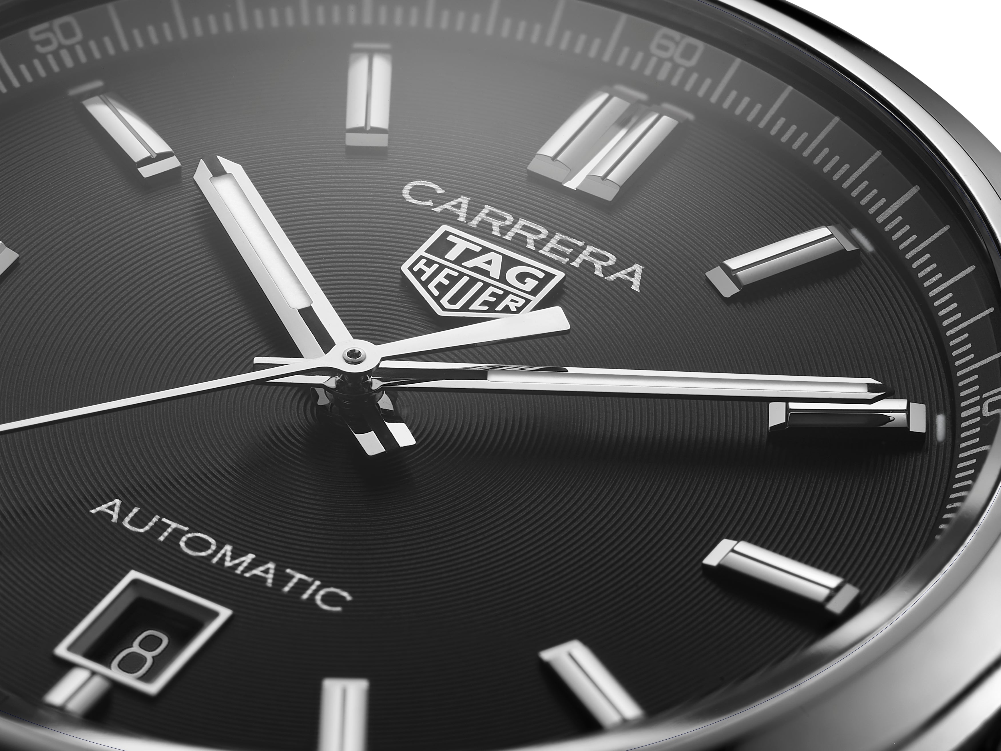 TAG Heuer Carrera Calibre 5 Automatic Black Steel Watch – Little