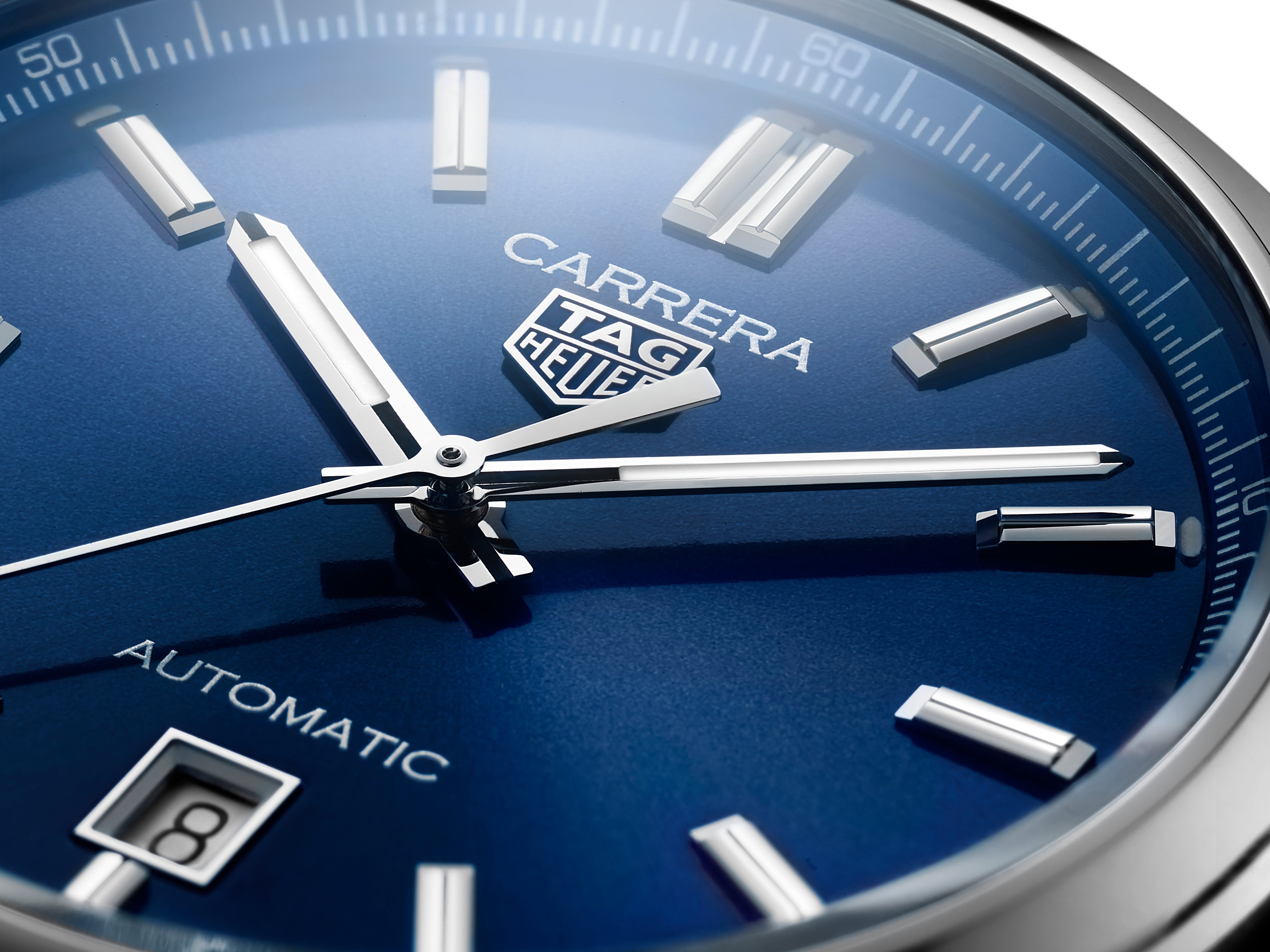 TAG Heuer Carrera Calibre 5 Automatic Blue Steel Watch – Little