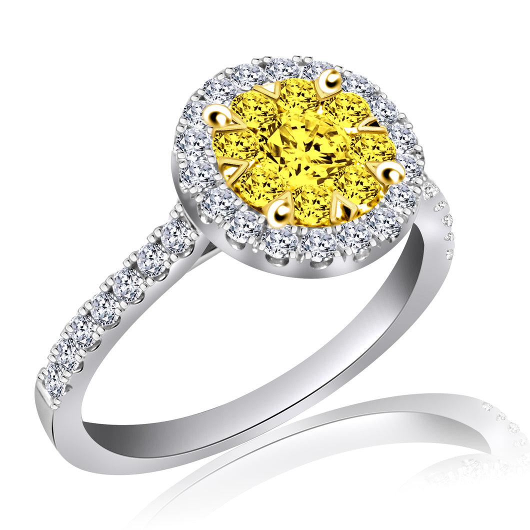 Fancy Yellow Diamond Ring (.75 ct. tw.)