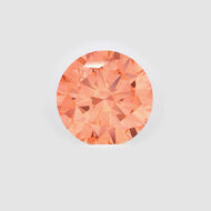 Loose 3.4 Carat Round  Orange VS1 GIA  diamonds at affordable prices.