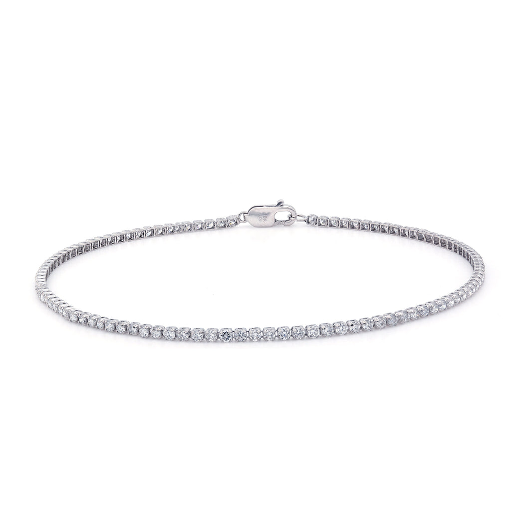 1.50 ctw. Lab-Created Diamond Tennis Bracelet in 14K Gold