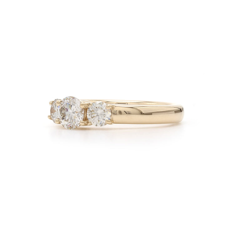 1.00 Ct. T.W. Lab Grown Diamond Ring 14K Yellow Gold