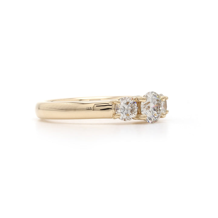 1.00 Ct. T.W. Lab Grown Diamond Ring 14K Yellow Gold