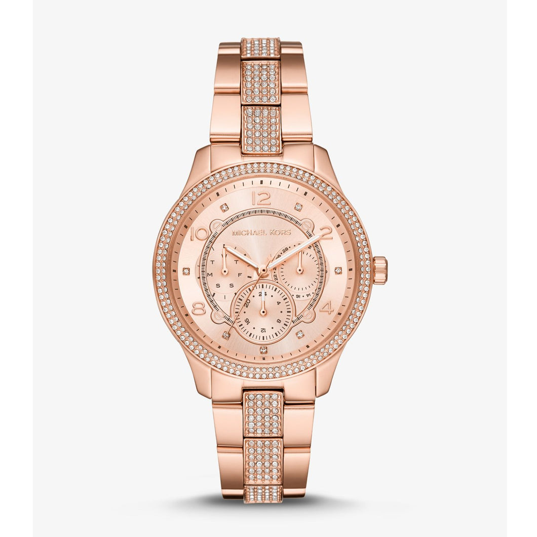 Runway Pave Rose Gold-Tone Watch