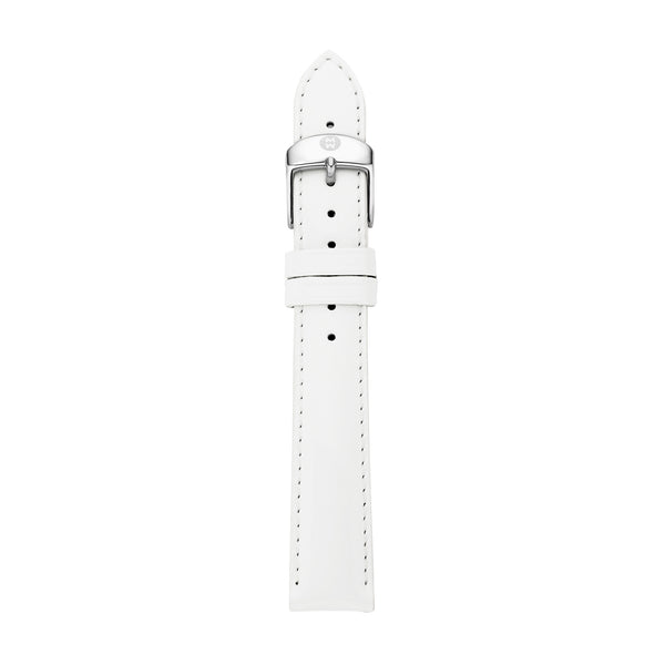 16mm White Patent Leather Strap