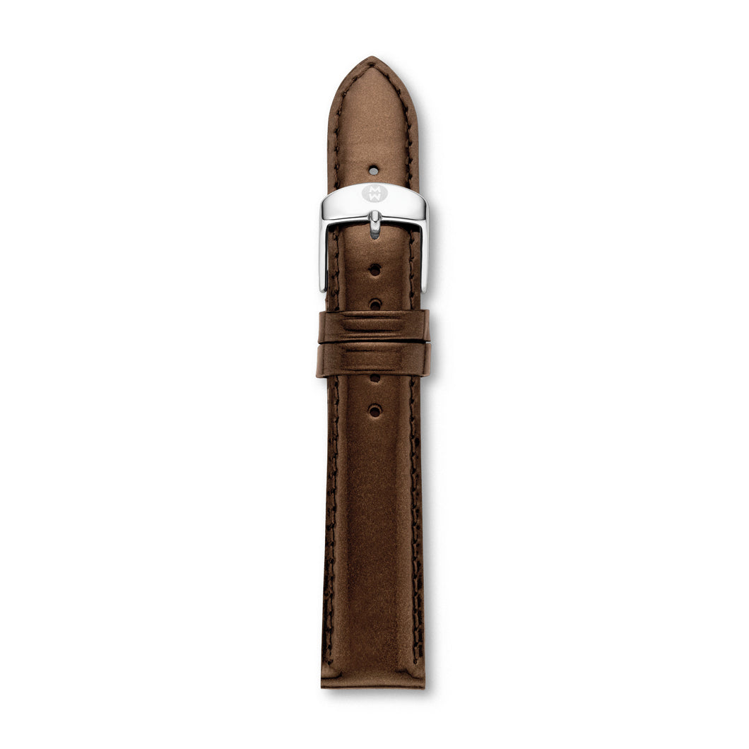 16mm Espresso Patent Leather Strap