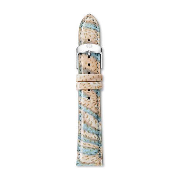 16 mm Leather Ocean Wave Strap