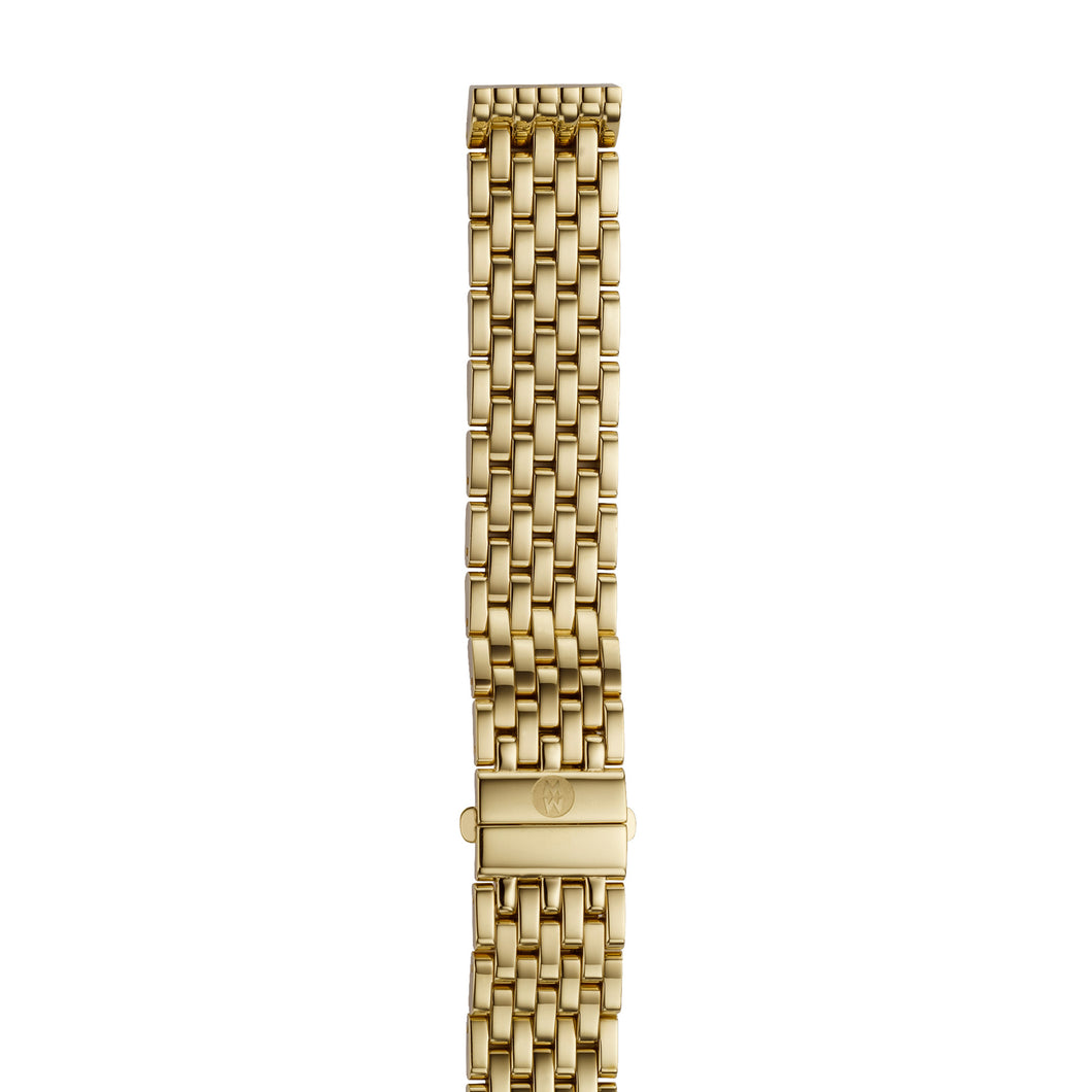 16mm Deco 16 7-Link Gold Bracelet