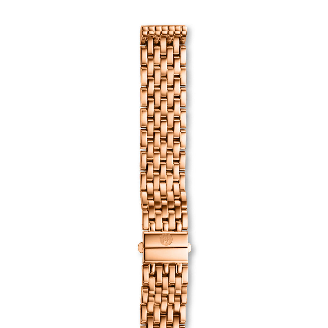 16mm Deco 16 7-Link Rose Gold Bracelet