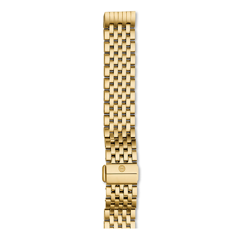 16mm Deco II 7-Link Mid-Size Gold Bracelet - MICHELE Watches Shop MICHELE Deco Watch Styles - MICHELE® main image 2